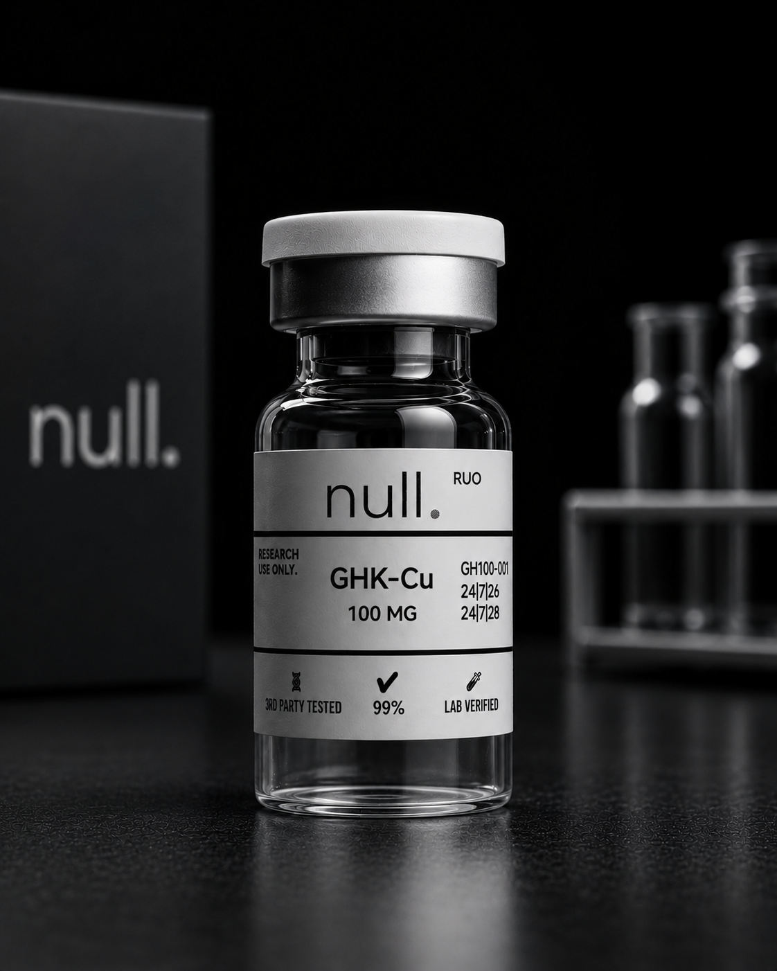 NB-GHK-Cu vial, Null Bio Lab